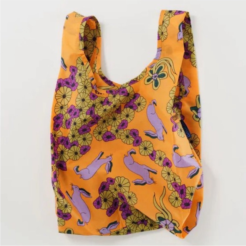 Baggu Wild Rabbit Reusable Bag NWT RARE - Picture 2 of 4